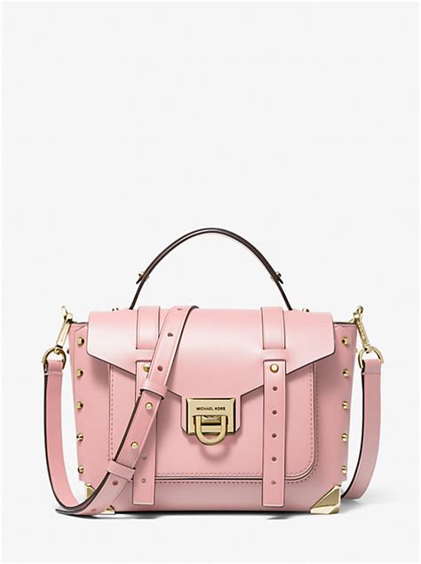 michael kors md satchel reese|Manhattan Medium Leather Satchel .